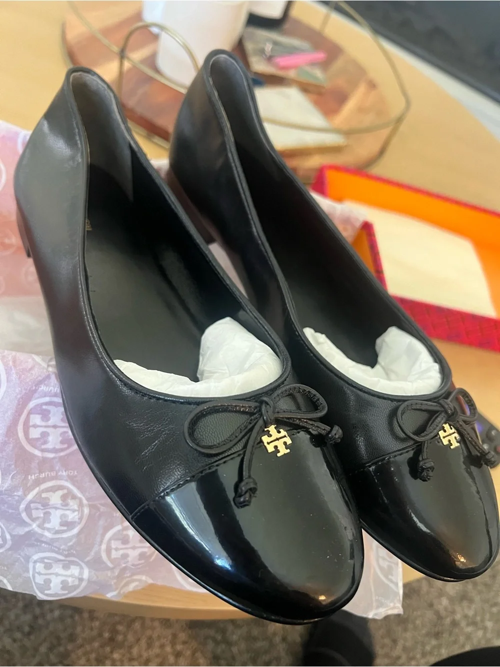 Tory Burch Cap Toe Flat